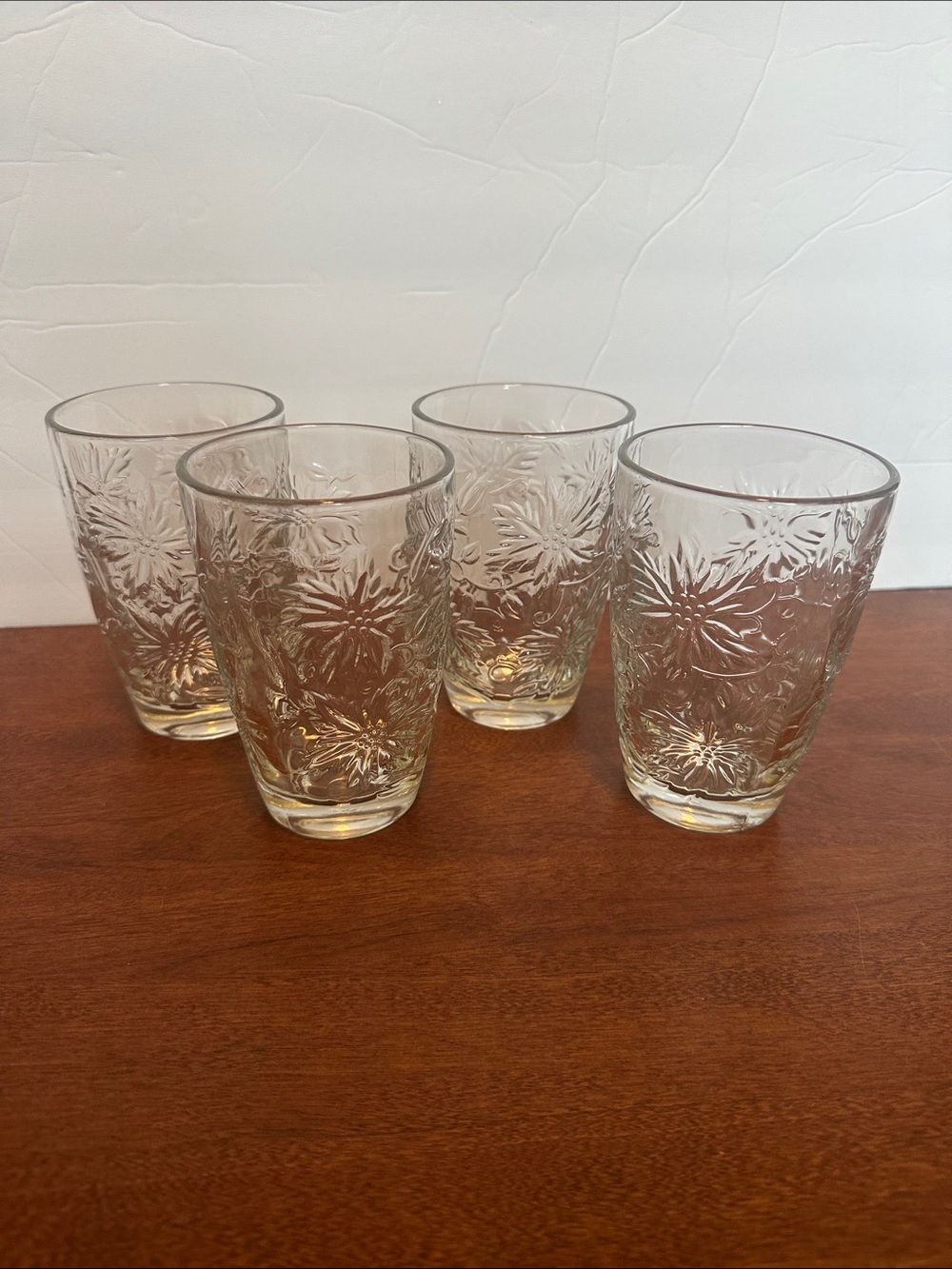 Princess House Fantasia Drinking Glasses Set - Clear (Set of 4)